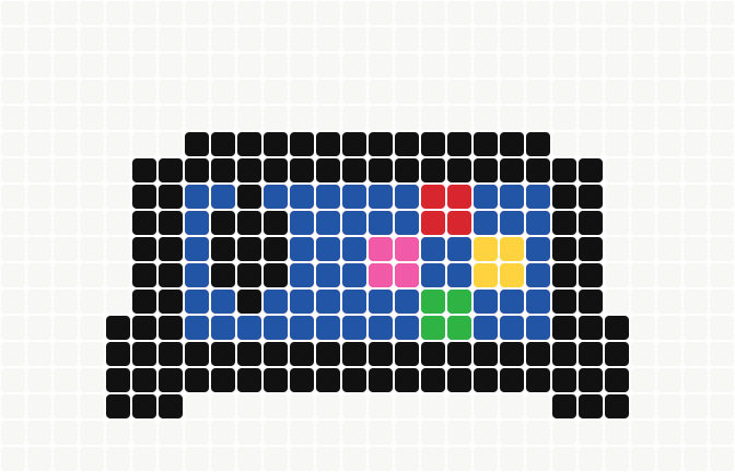 Game Controller Icon printable bead grid